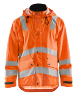 Blåkläder Regenjas High-Vis LEVEL 3 43272005 | High-Vis Oranje | Maat M - 7330509666999 - thumbnail