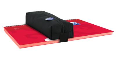 Oxford pennenzak, rechthoekig, zwart