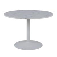 Bendt Ronde Eettafel 'Dara' 110cm, kleur Wit Marmer - thumbnail