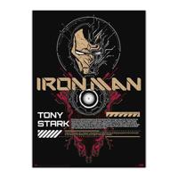 Poster Marvel - Iron Man - Glow in the Dark 50x70cm - thumbnail