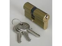 Cilinder Cisa Logo STD 08010.13.0.12.lc Vernikkeld Korte hendel 35 x 35 mm - thumbnail