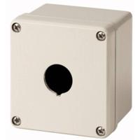 Eaton M22-I1M-SAL 118457 Surface mounted housing 1 inbouwplaats (Ø x h) 22 mm x 84 mm NOT-HALT Grijs 1 stuk(s) Piece - thumbnail