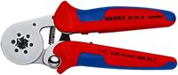 Knipex Zelfinstellende krimptang voor adereindhulzen | Zij-invoering | Meer-componentengrepen - 97 55 14 SB - thumbnail