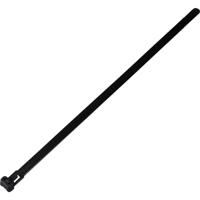 TRU COMPONENTS TC-13340652 TC-RT-250-7.6-B Kabelbinder 250 mm 7.6 mm Zwart Hersluitbaar, Chemische bestendigheid, UV-gestabiliseerd 100 stuk(s) - thumbnail
