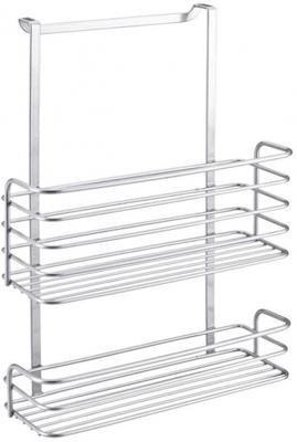 Metaltex Galileo Rekje 2 Etages 36x12x26 cm Zilver Metaltex Galileo Rekje 2 Etages 36x12x26 cm Zilver