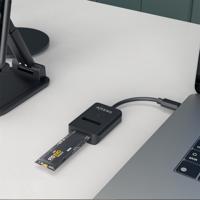 USB-naar-SATA-adapter voor Harde Schijf Aisens ASUC-M2D011-BK - thumbnail