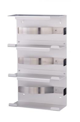 Mediqo-line MediQo-line trio handschoendispenser MQTGDA - aluminium Mediqo-line MediQo-line trio handschoendispenser MQTGDA - aluminium