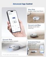 ECOVACS Dweil- en zuigrobot Blauw, Wit - thumbnail