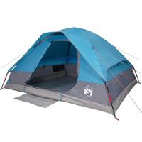 VidaXL Koepeltent 6-persoons waterdicht blauw - thumbnail