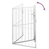 Tuinpoort 100x150 cm roestvrij staal - thumbnail