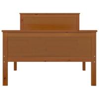 Bedframe massief grenenhout honingbruin 100x200 cm - thumbnail