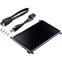 TRU COMPONENTS Touchscreenmodule 17.8 cm (7 inch) 800 x 480 Pixel Geschikt voor serie: Raspberry Pi®, Banana Pi - thumbnail