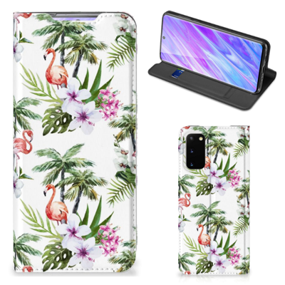 Samsung Galaxy S20 | Hoesje maken | Flamingo Palms