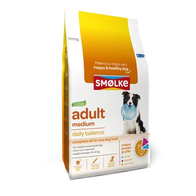 Smølke Adult Medium hondenvoer 2 x 12 kg