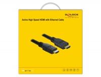 Delock 85284 Actieve HDMI-kabel 4K 60 Hz 10 m - thumbnail