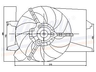 Koelventilator 85030