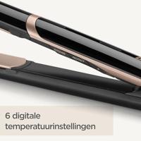 BaByliss Super Smooth 235 Titanium Stijltang Zwart, Roségoud 2,5 m - thumbnail