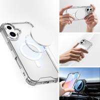 4Smarts Hybrid Case Ibiza Backcover Apple iPhone 16 Transparant Inductieve lading - thumbnail