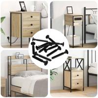 VidaXL Socket cap head schroef 5143 pcs zwart ijzer - thumbnail