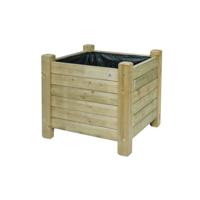 Bloembak 80x80cm, hoog Talen Buitenmeubelen - Talen buitenmeubelen - thumbnail