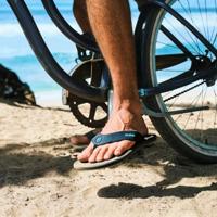 Olukai KI&apos;I Slipper Heren Lava Rock/Bold Blue 42 - thumbnail