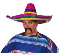 Mexicaanse Sombrero Multikleur (50cm) - thumbnail
