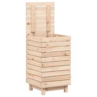 VidaXL Wasmand 44x44x76 cm massief grenenhout - thumbnail