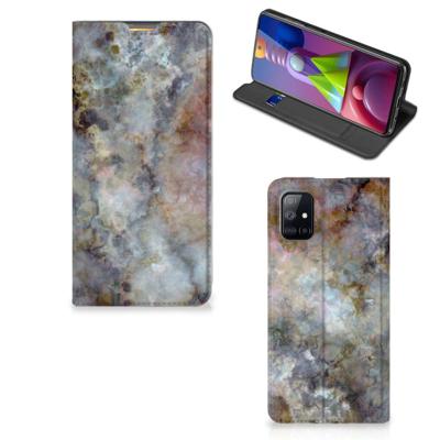 Samsung Galaxy M51 | Standcase | Marmer Grijs