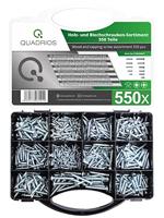 Quadrios 2109SA047 2109SA047 Plaatschroeven assortiment 550 stuk(s) - thumbnail