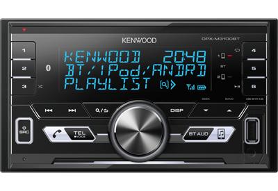 Kenwood DPX-M3100BT dubbele DIN digitale media-ontvanger met Bluetooth handsfree en iPod-besturing zwart