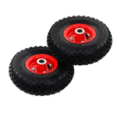 VidaXL Steekwagenwielen 2 st 3,00-4 (245x82) rubber VidaXL Steekwagenwielen 2 st 3,00-4 (245x82) rubber