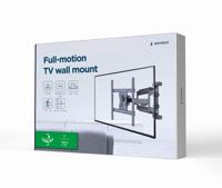 Gembird WM-75ST-01 tv-bevestiging 190,5 cm (75") Zwart - thumbnail