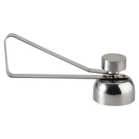 Metalen ei schaar ei topper Cutter shell opener roestvrijstaal gekookt rauwe ei creatieve keuken tools (zilver) - thumbnail