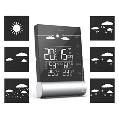 Hama Weerstation Black Line Zwart