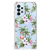 Samsung Galaxy A23 Case Anti-shock Flamingo Palms - thumbnail