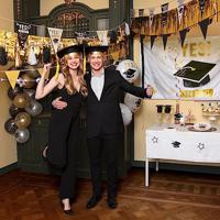 Set Latex ballonnen Yes You did It Afstudeerhoed (6st) - thumbnail