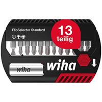 Wiha Bitsatz FlipSelektor Standard 13tlg+Halter 1/4Torx+PH+PZ 39040 Bitset 13-delig Kruiskop Phillips, Kruiskop Pozidriv, Torx Incl. bithouder - thumbnail