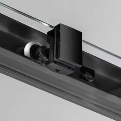 Douchecabine Gelco Sigma Simply Black Kwartrond 90x90x190 cm Mat Zwart Gelco