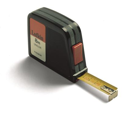 Lufkin rolmaat 8mtr 19mm zwart