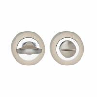WC-sluiting 7mm verdekt met nokken ø52x10mm zamak chroom/nikkel mat - thumbnail