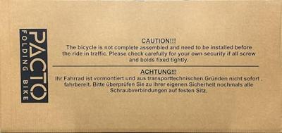 Pacto Five 20 inch Vouwfiets 7v