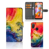 Hoesje Samsung Galaxy M11 | A11 Watercolor Dark - thumbnail