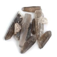 Ruwe Rookkwarts Edelsteen Punten 50 gram - thumbnail