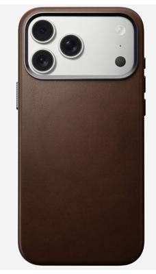 Nomad Traditional lederen hoesje iPhone 17 Pro Max - Brown Nomad Traditional lederen hoesje iPhone 17 Pro Max - Brown