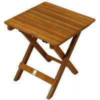 Houten bijzettafel inklapbaar 38 x 38 cm - thumbnail