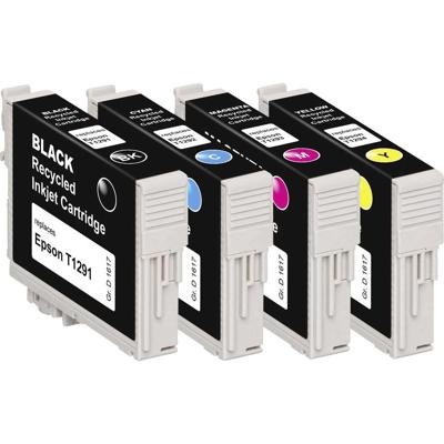 Basetech Inktcartridge vervangt Epson T1295, T1291, T1292, T1293, T1294 Compatibel Combipack Zwart, Cyaan, Magenta, Geel BTE125 1617,4050-126 Basetech Inktcartridge vervangt Epson T1295, T1291, T1292, T1293, T1294 Compatibel Combipack Zwart, Cyaan, Magenta, Geel BTE125 1617,4050-126