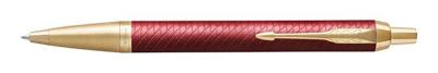 Parker IM Premium balpen, medium, in giftbox, Deep red (rood/goud)