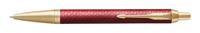 Parker IM Premium balpen, medium, in giftbox, Deep red (rood/goud) - thumbnail
