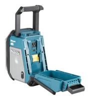 Makita Bouwradio DAB, DAB+ AUX, Bluetooth, USB Spatwaterbestendig, Stofvast Turquoise, Zwart, Zilver - thumbnail