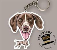 Sleutelhanger Duitse Kortharige Pointer - thumbnail